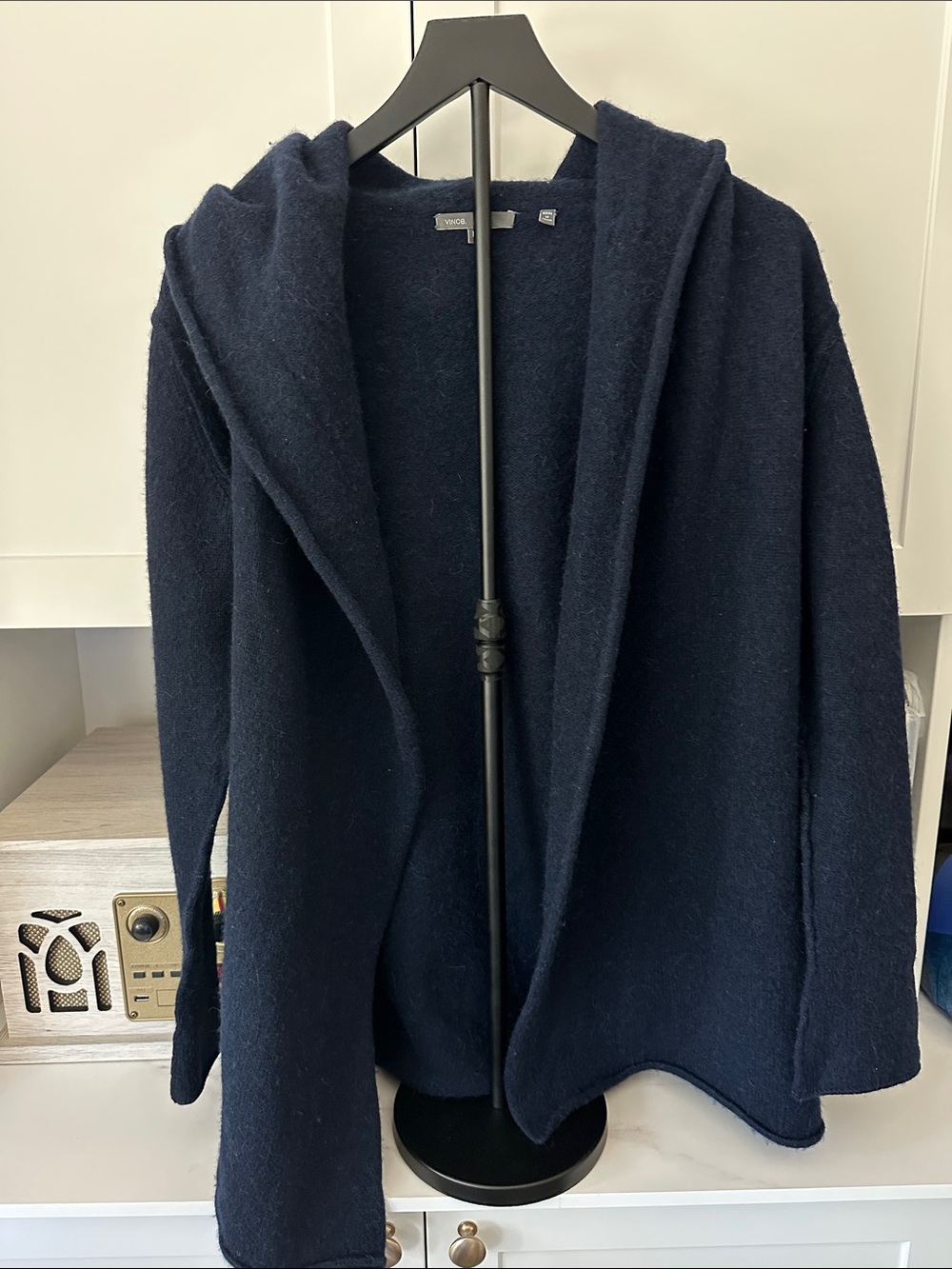 Navy sweater cardigan